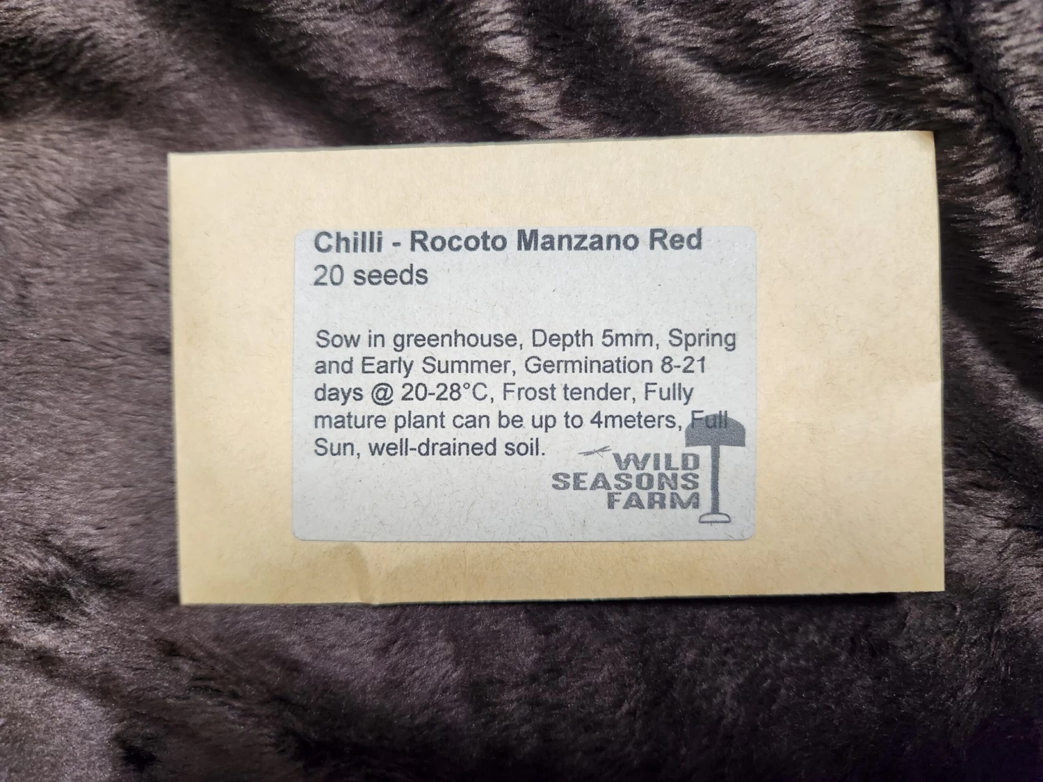 Chilli – Rocoto Manzano Red Seeds 4 Chilli – Rocoto Manzano Red Seeds - Image 2