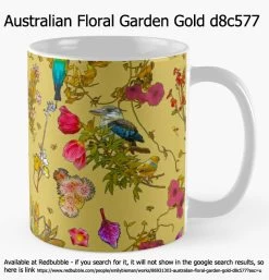 Eucalyptus Macrocarpa – Rose Of The West Seeds -Garden Fresh Shop Australian Floral Garden Gold d8c577 classic mug from redbubble