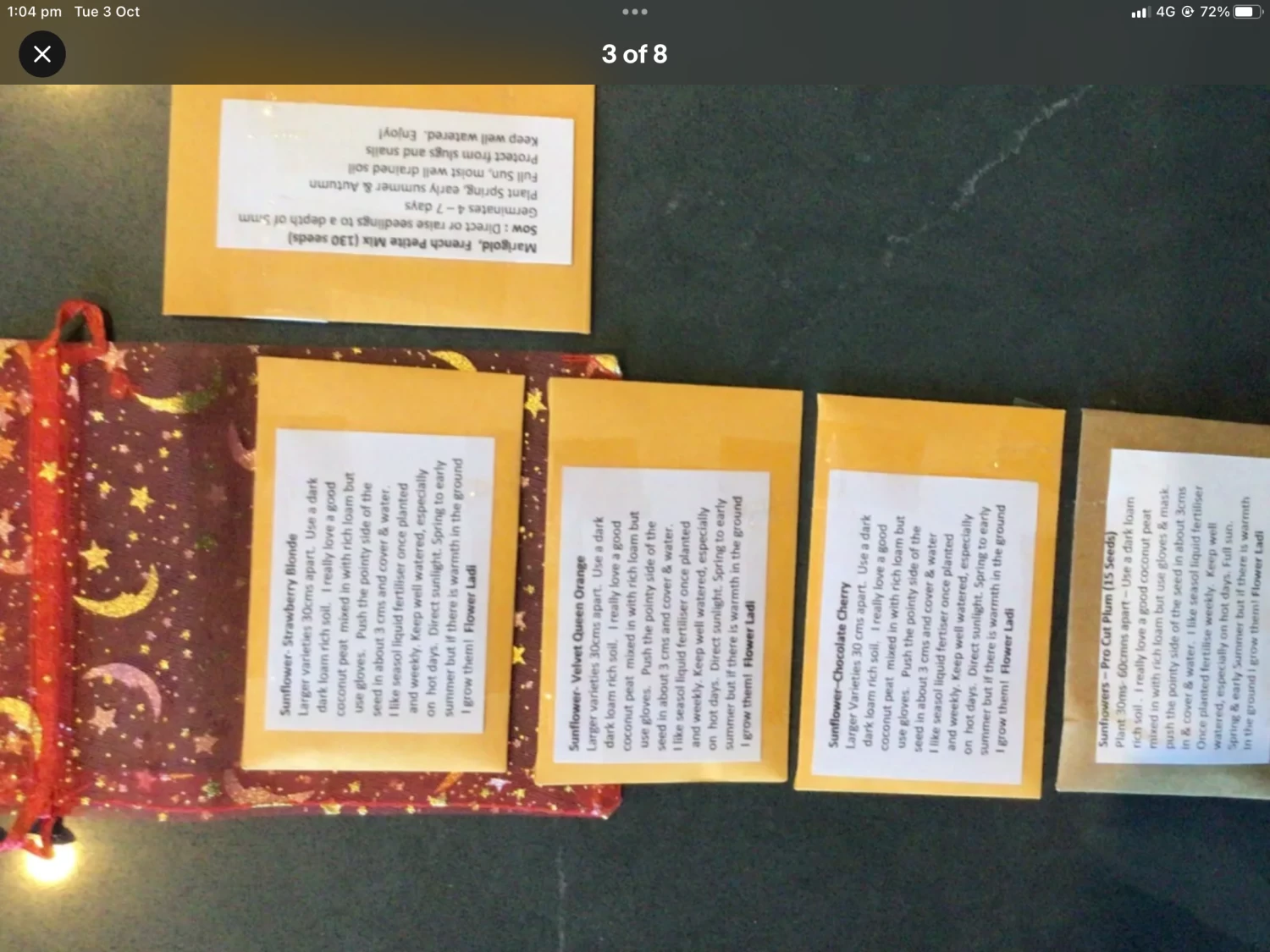 Sunflower Gift Pack Seeds 3 Sunflower Gift Pack Seeds