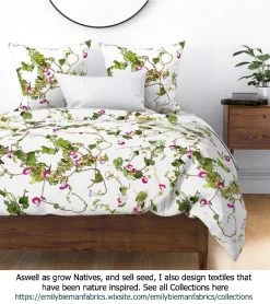 Ipomoea Quamoclit – Cypress Fern Vine, ‘pinkalishous’ Seeds 18 Ipomoea Quamoclit – Cypress Fern Vine, ‘pinkalishous’ Seeds -Garden Fresh Shop Ipomoea Textiles The Ipomoea story Pink Doona Cover