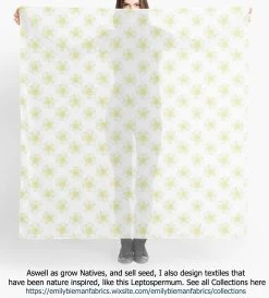 Eucalyptus Citriodora – Lemon Scented Gum, Salmon Trunk Seeds -Garden Fresh Shop Leptospermum Textiles Leptospermum Flower white4 fabric