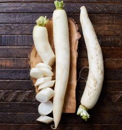 Organic Daikon Radish Seeds -Garden Fresh Shop image